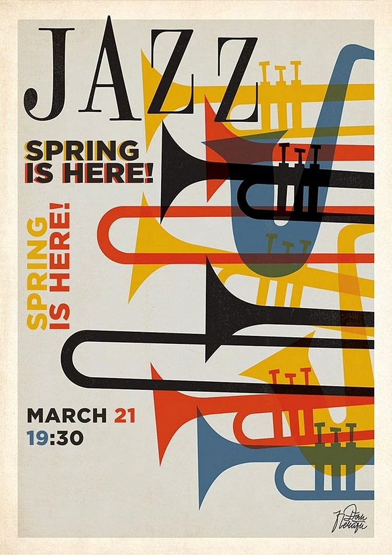 Джаз плакат
