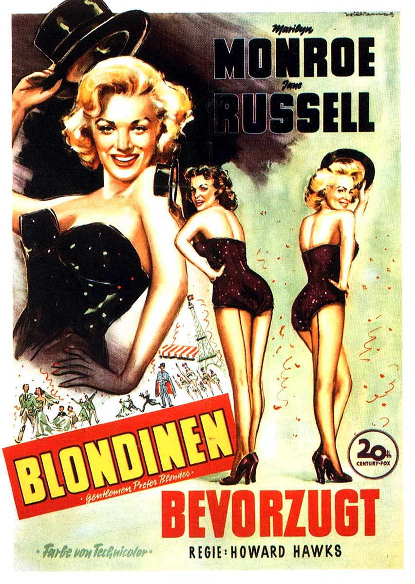 Джентльмены предпочитают блондинок фильм 1953