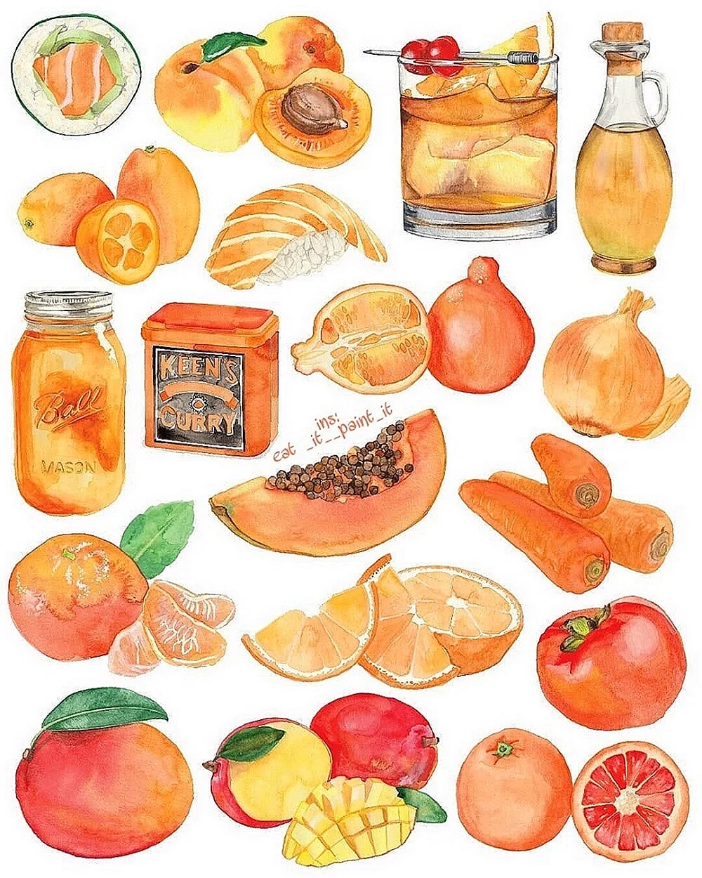 Еда фрукты рисунки