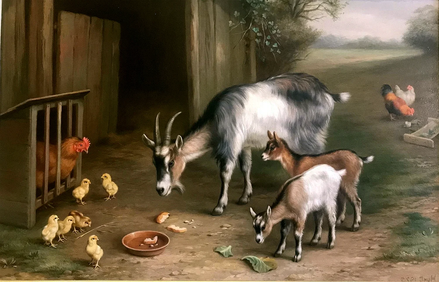 Эдгар Хант картины животных