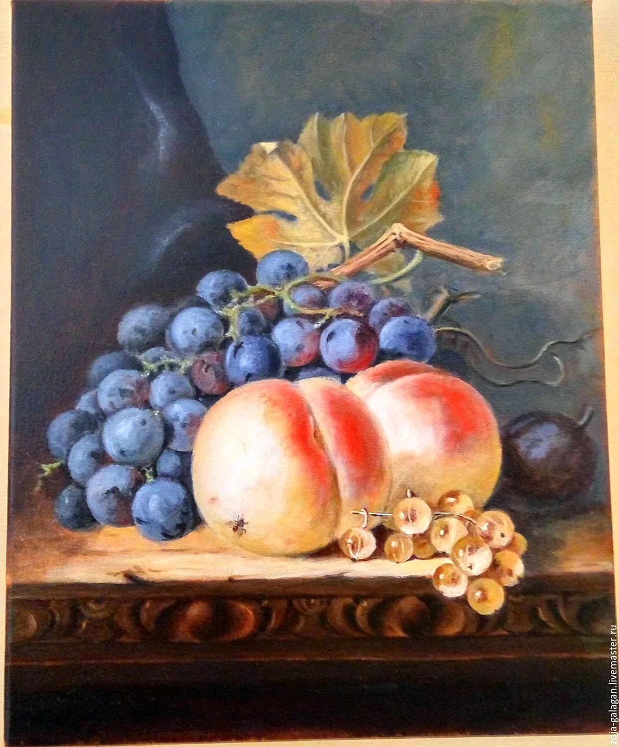 Эдвард Ладелл персики и виноград