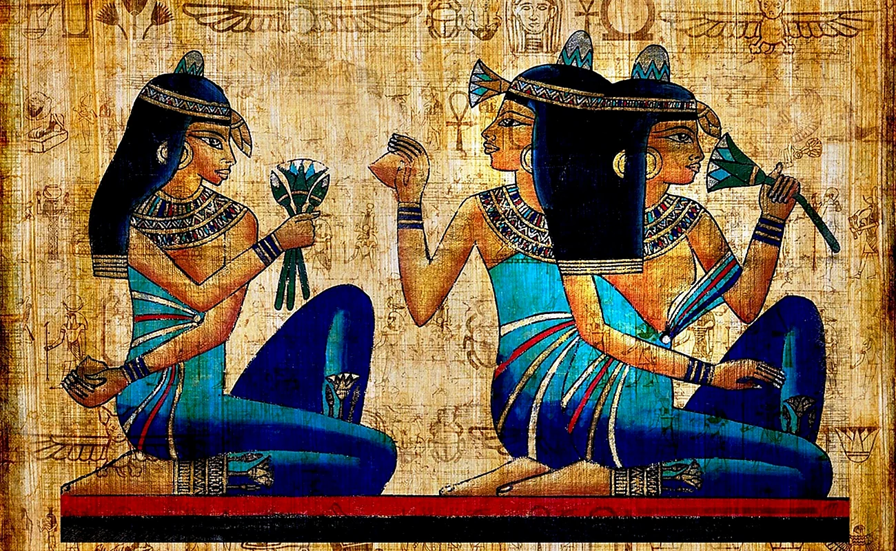 Египет фрески фараоны