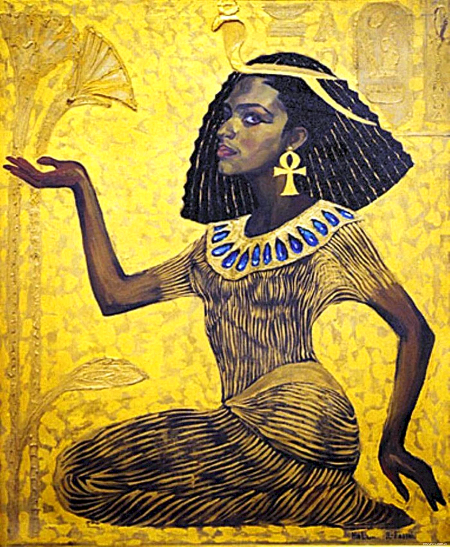 Египетская художница Галла Фаттах