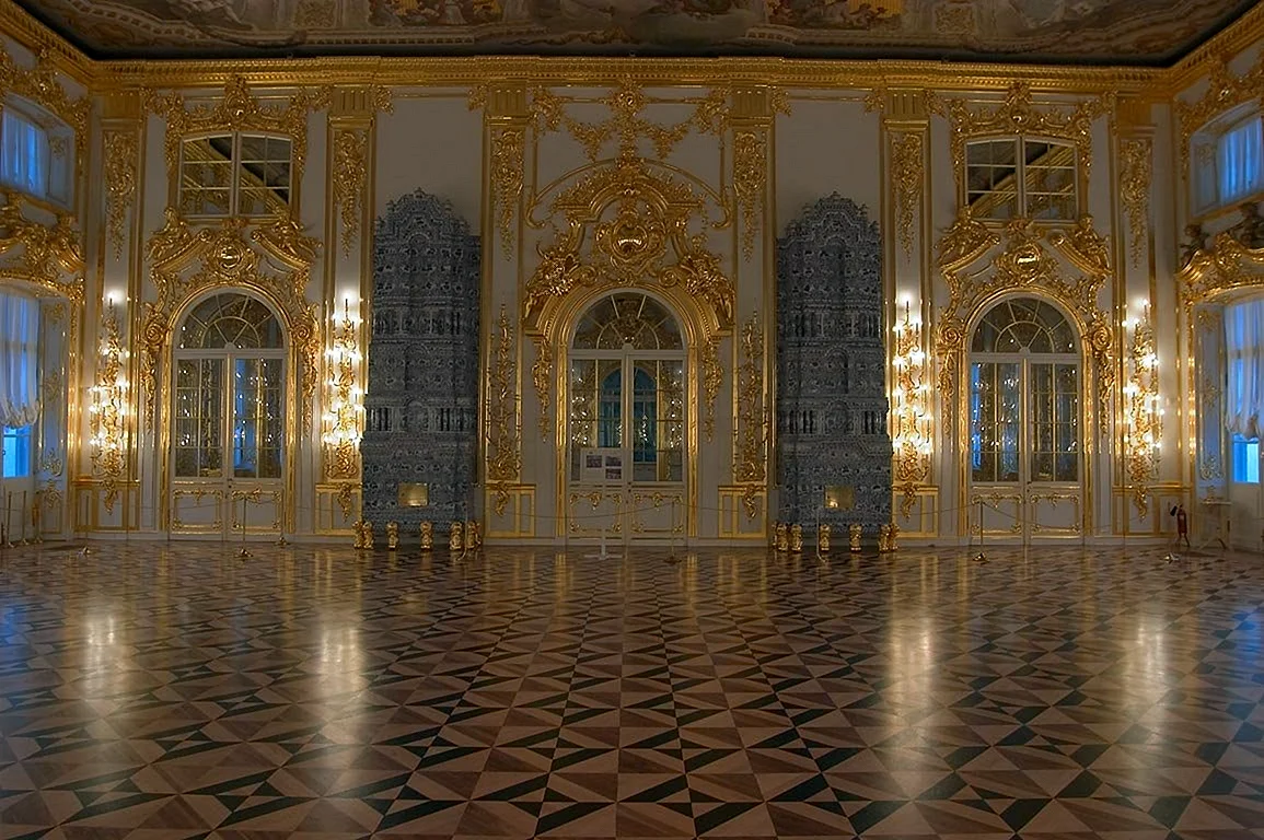 Екатерининский дворец бальный зал 19 век