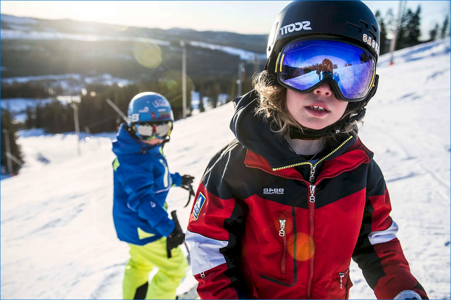 Экипировка для горных лыж для детей