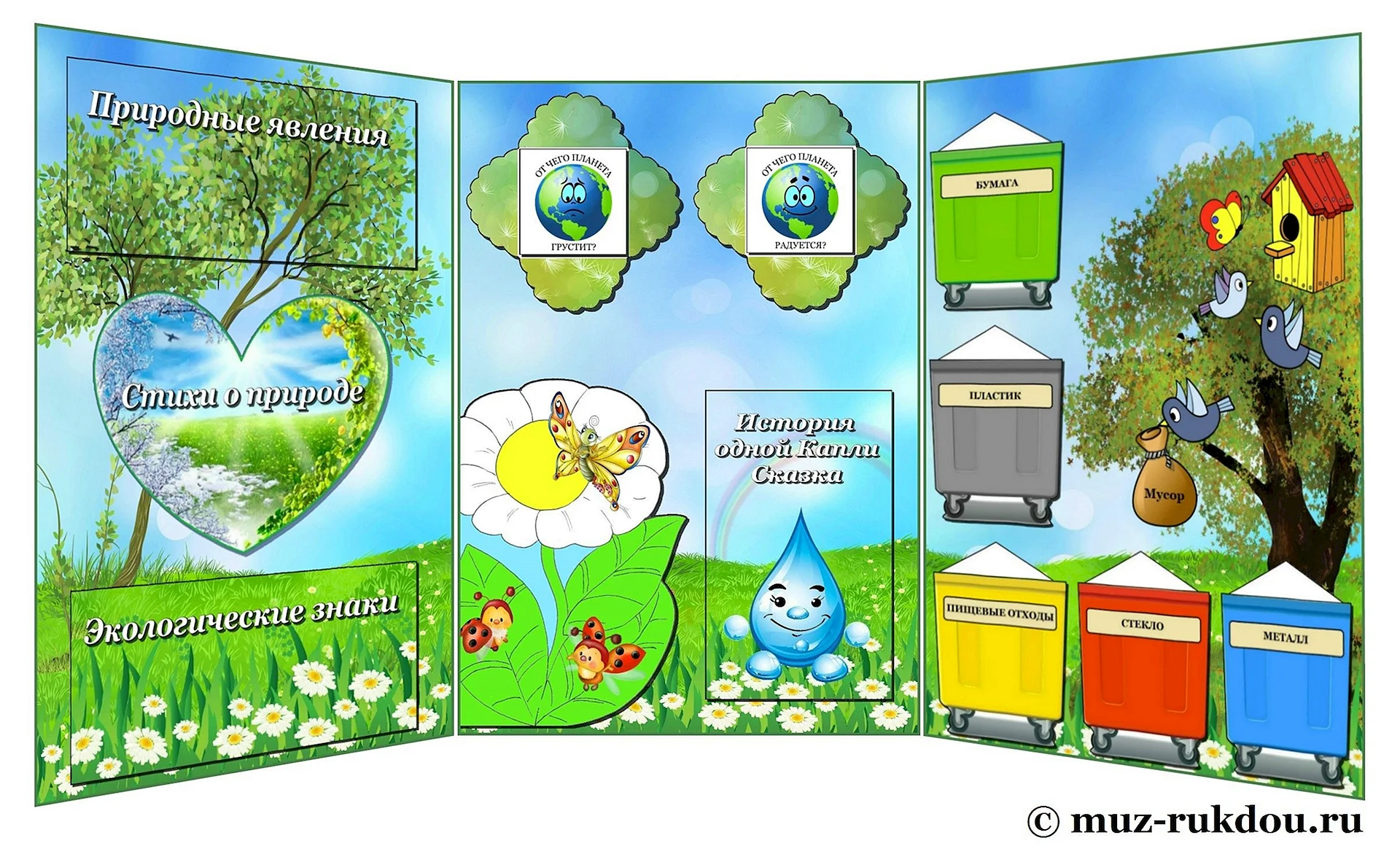 Экологические Лэпбуки для дошкольников