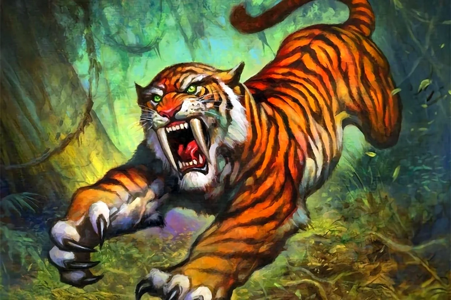 Элитный тигр тернистой Долины
