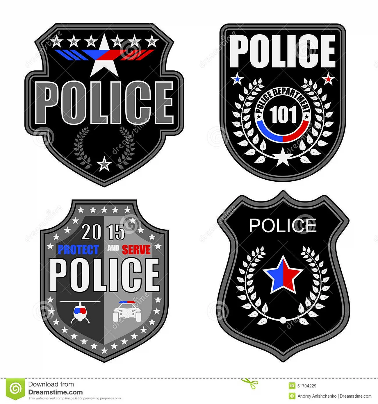 Эмблема американской полиции