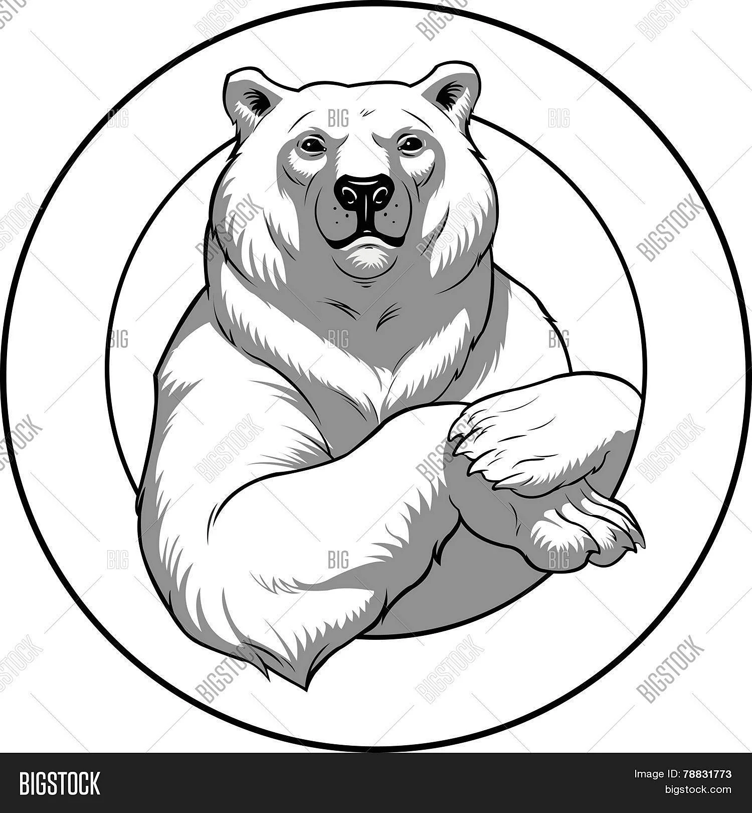 Эмблема медведь