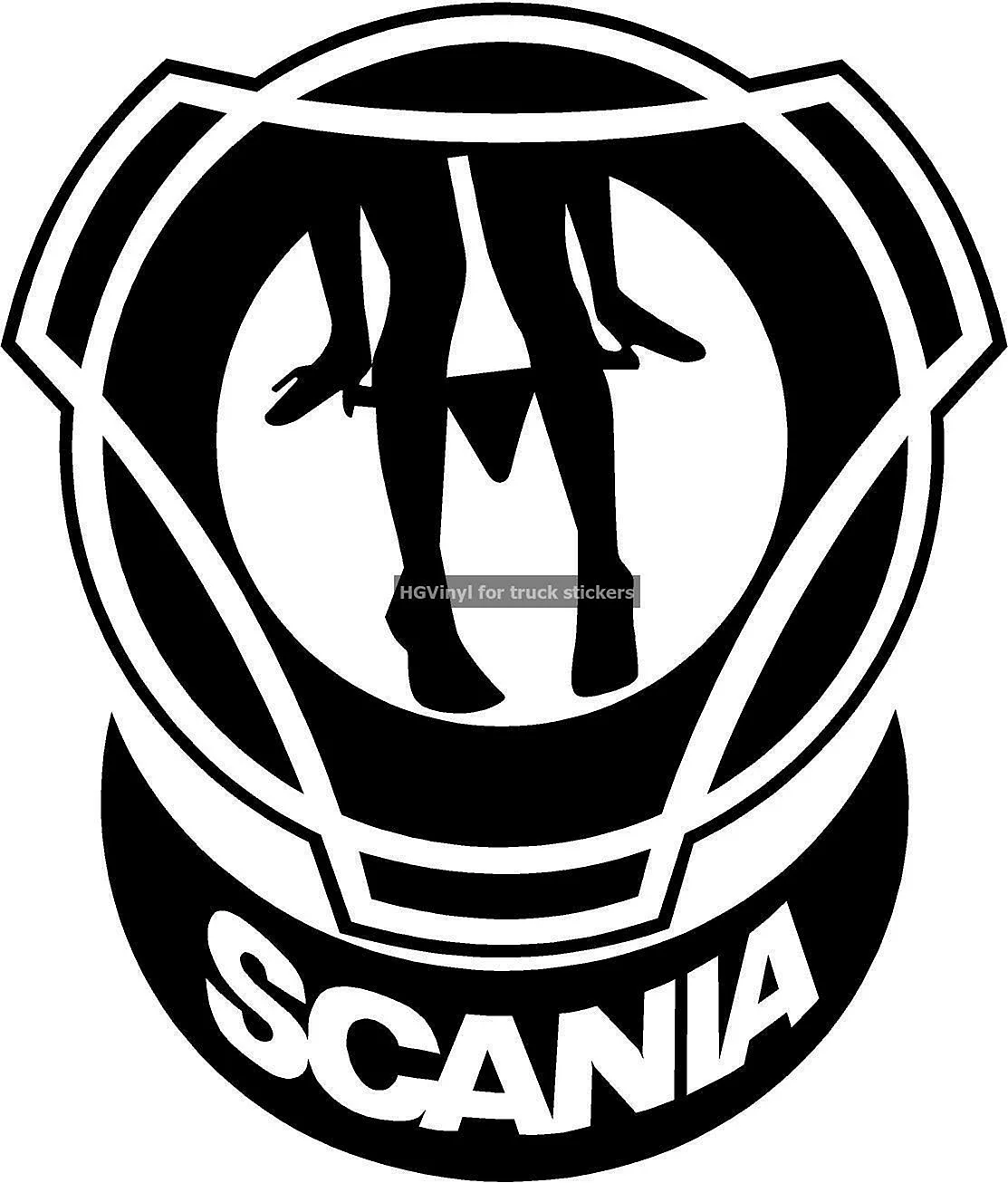 Эмблема Scania g400