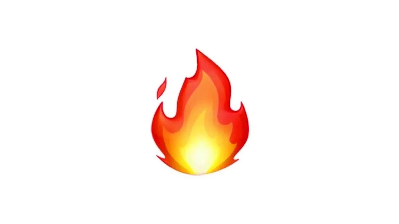 Emoji iphone огонь
