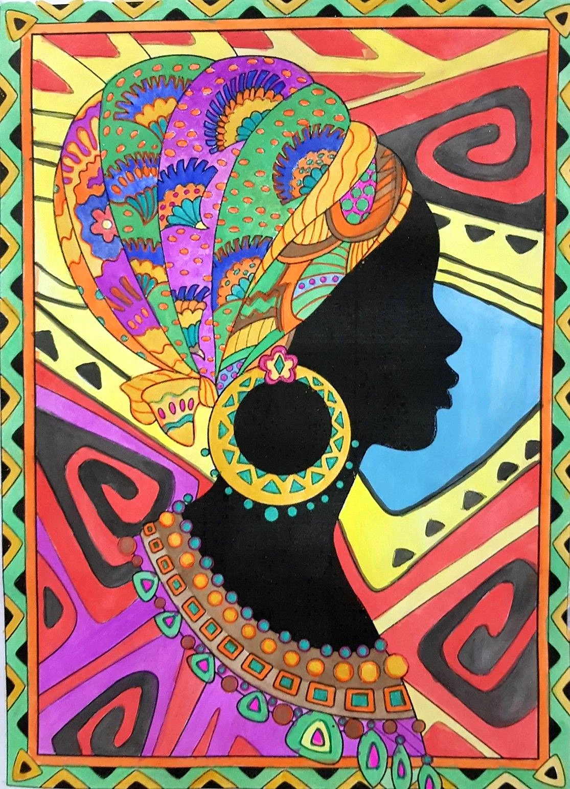 Этническая живопись Африка