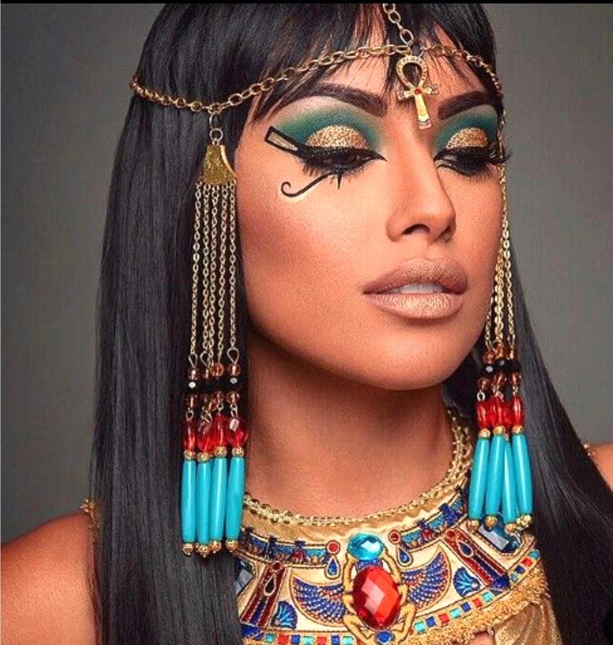 Этнический макияж Египетский