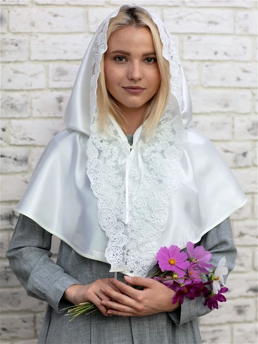Эвелина венчальный платок