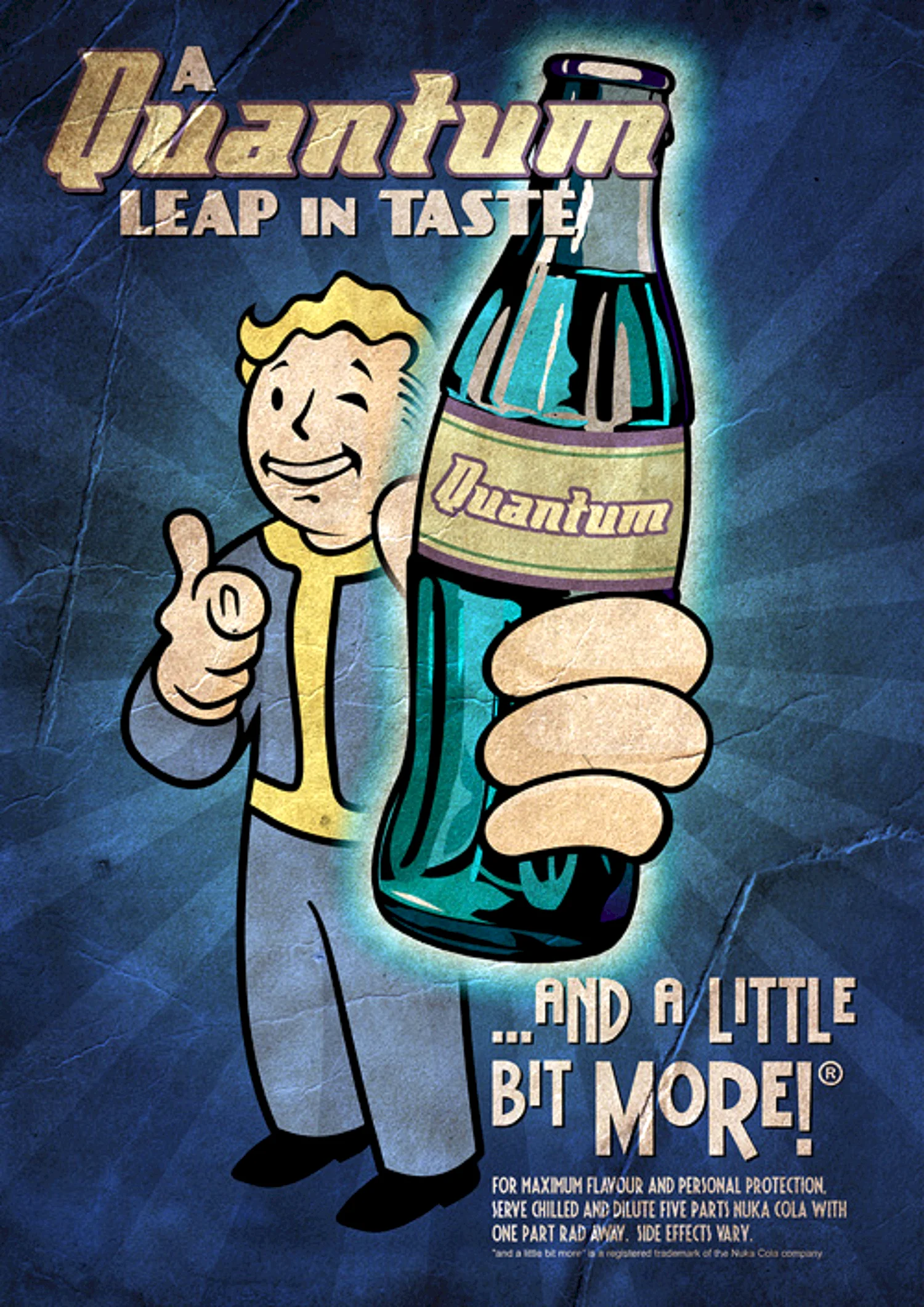 Fallout 4 Постер Квантум кола