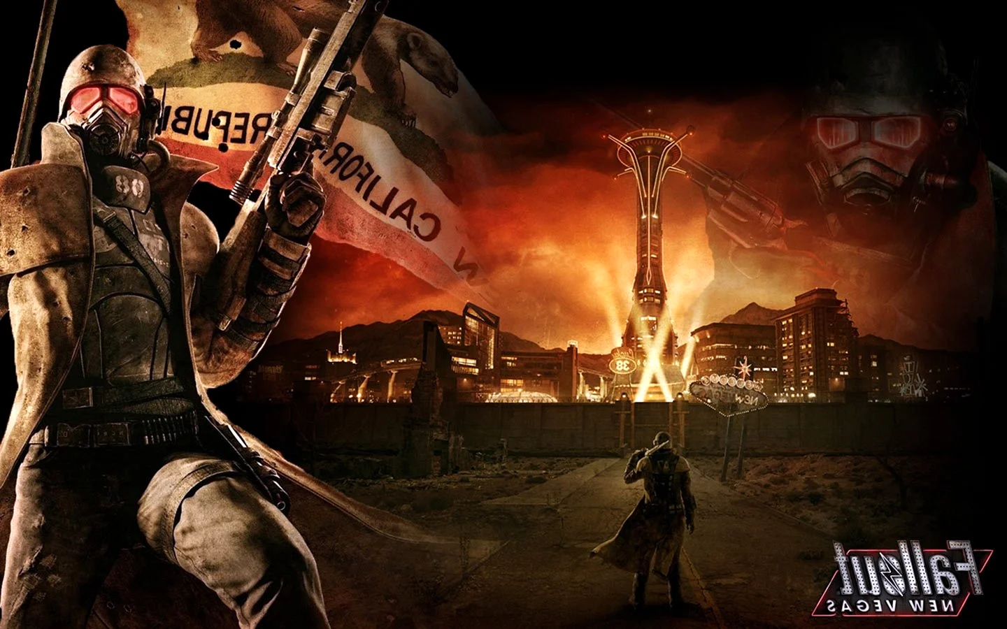 Fallout New Vegas арт 4к