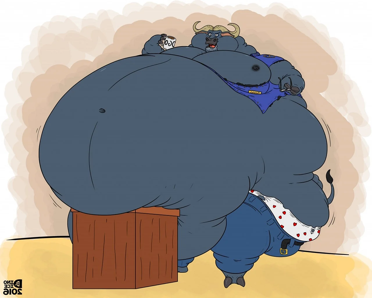 Fat furry Elefant