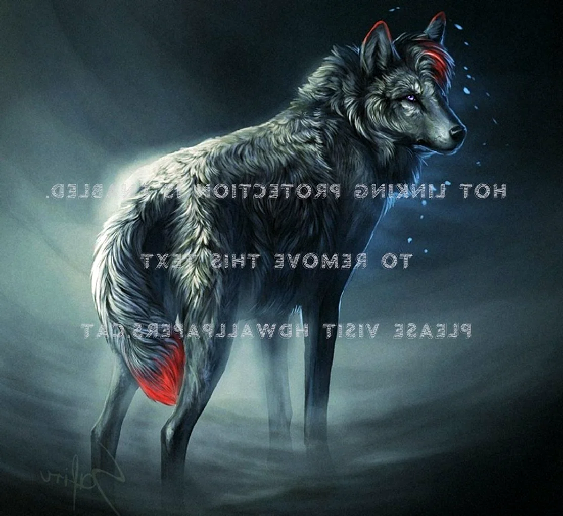 Фенрир рыжий волк