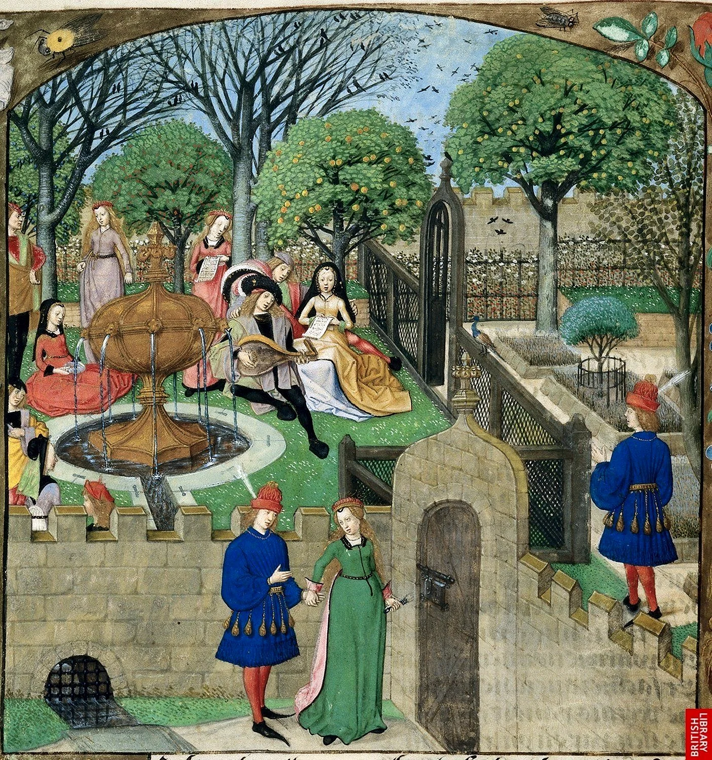 Феодальный Тип садов средневековья