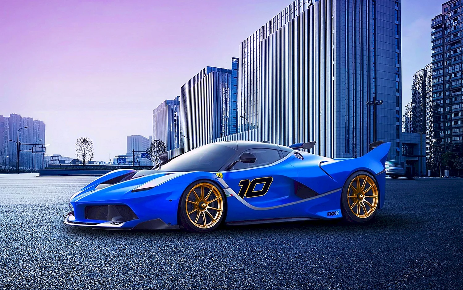 Ferrari FXX синяя