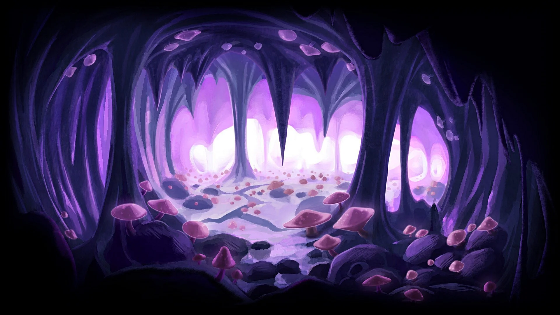 Фиолетовая пещера