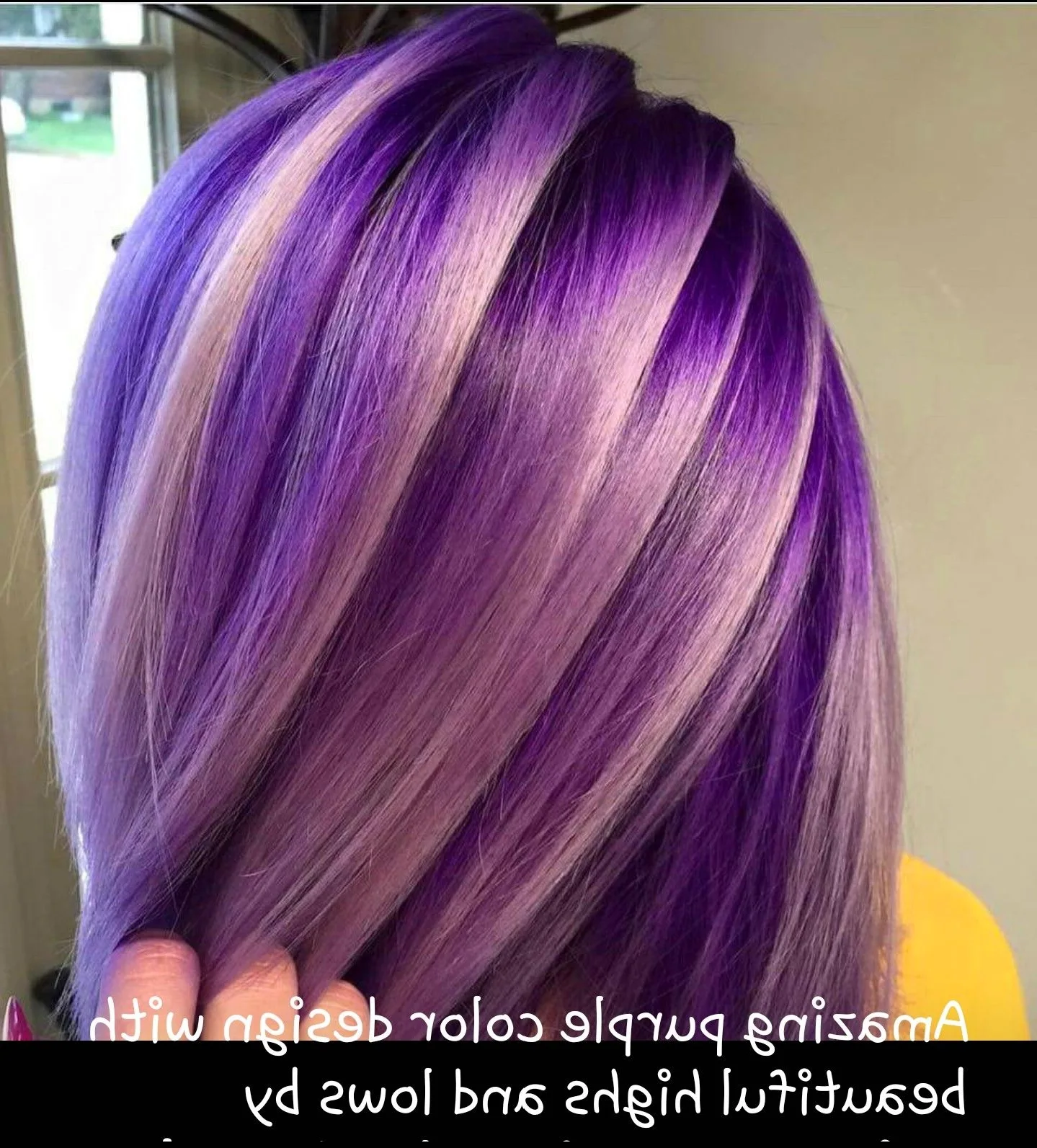 Фиолетовое колорирование