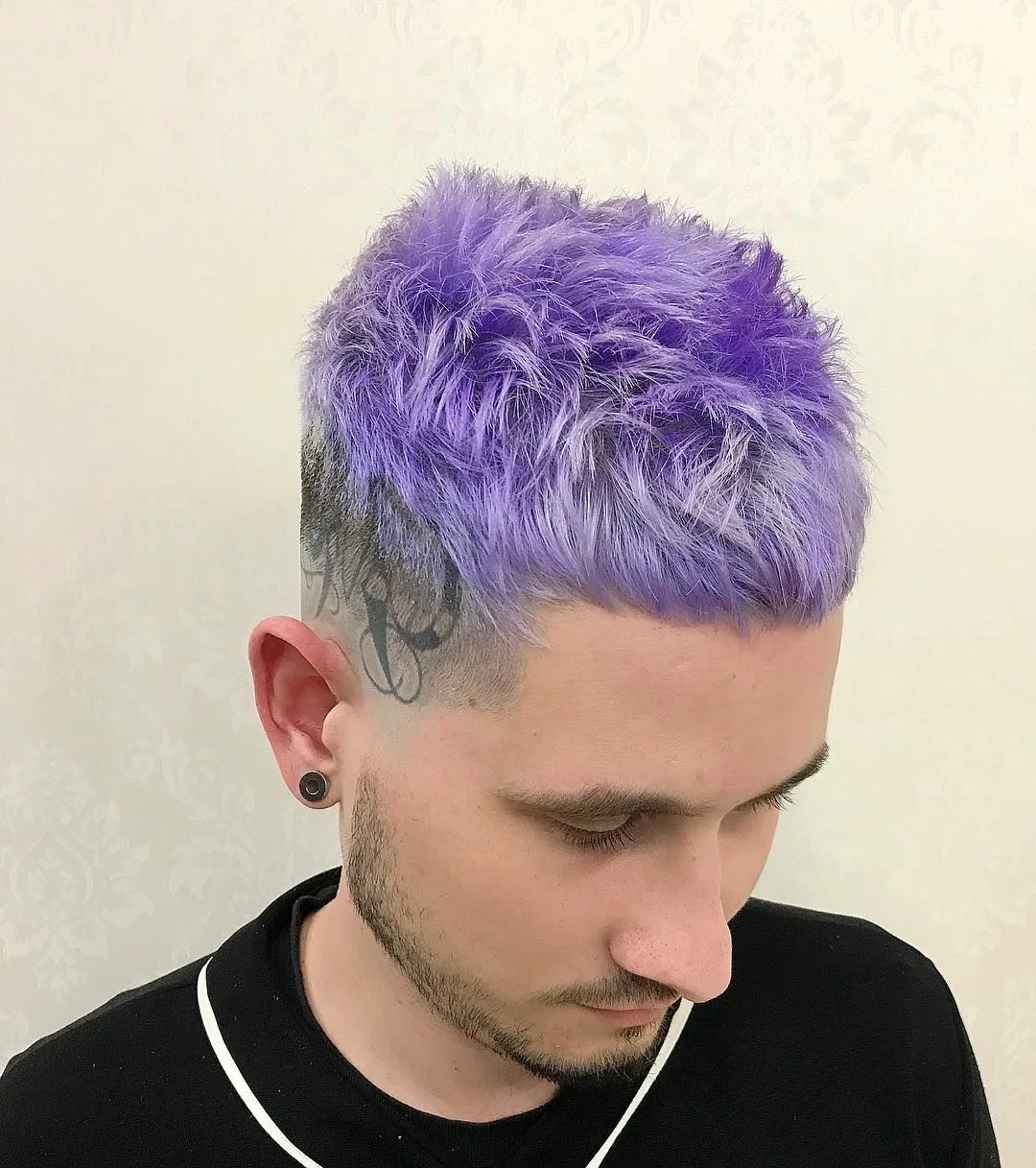 Фиолетовые волосы мужские