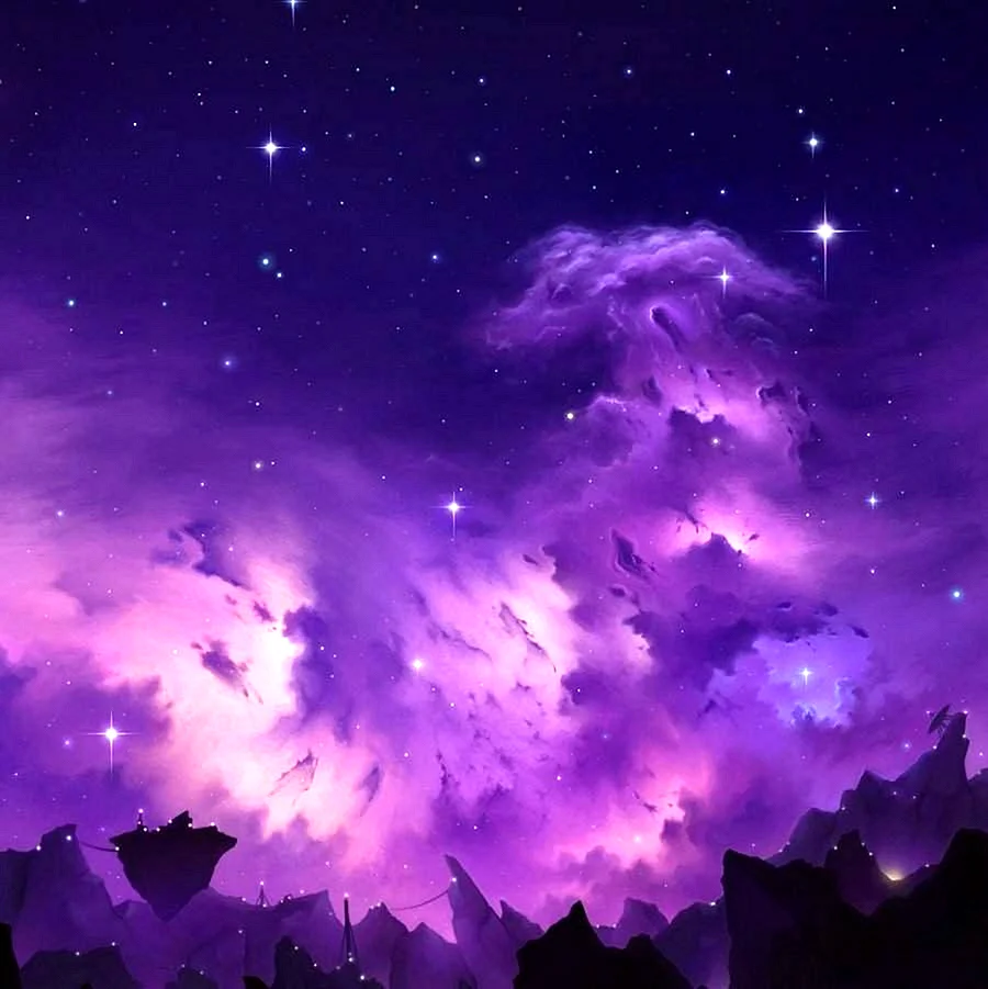 Фиолетовый арт