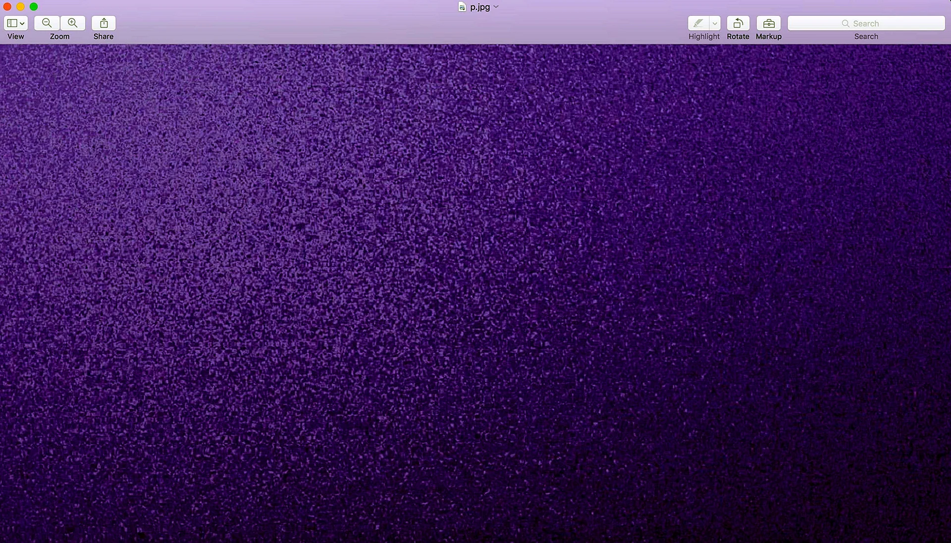 Фиолетовый экран