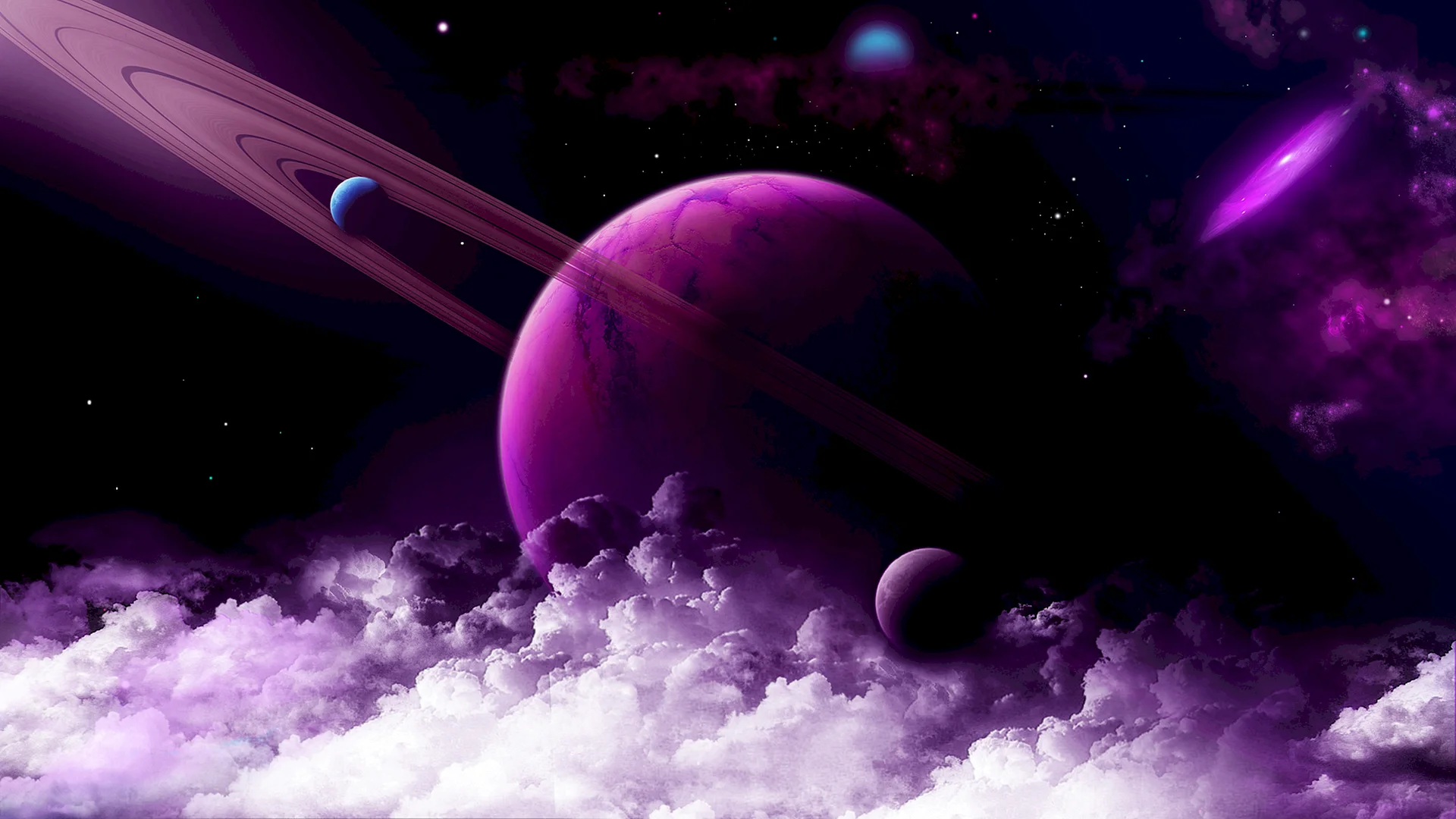 Фиолетовый Сатурн