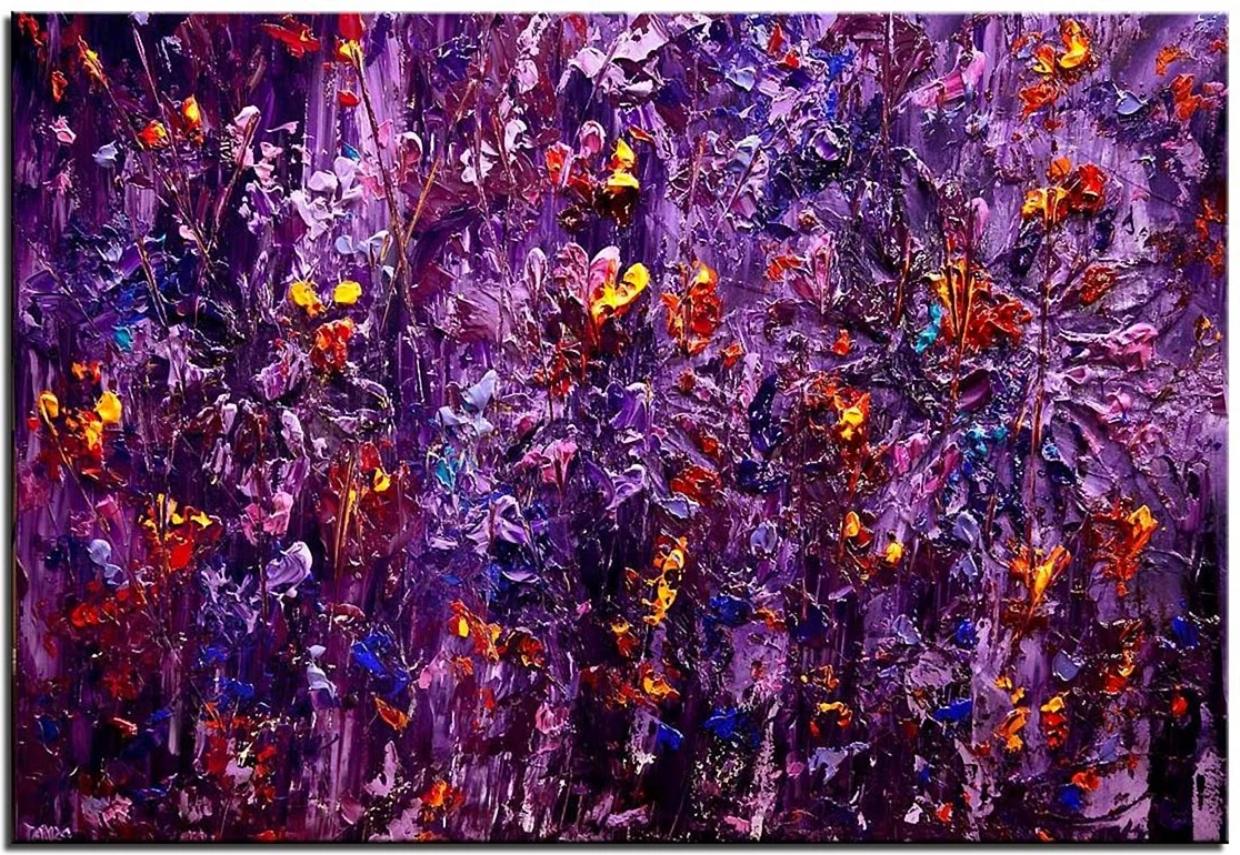 Фиолетовый в живописи