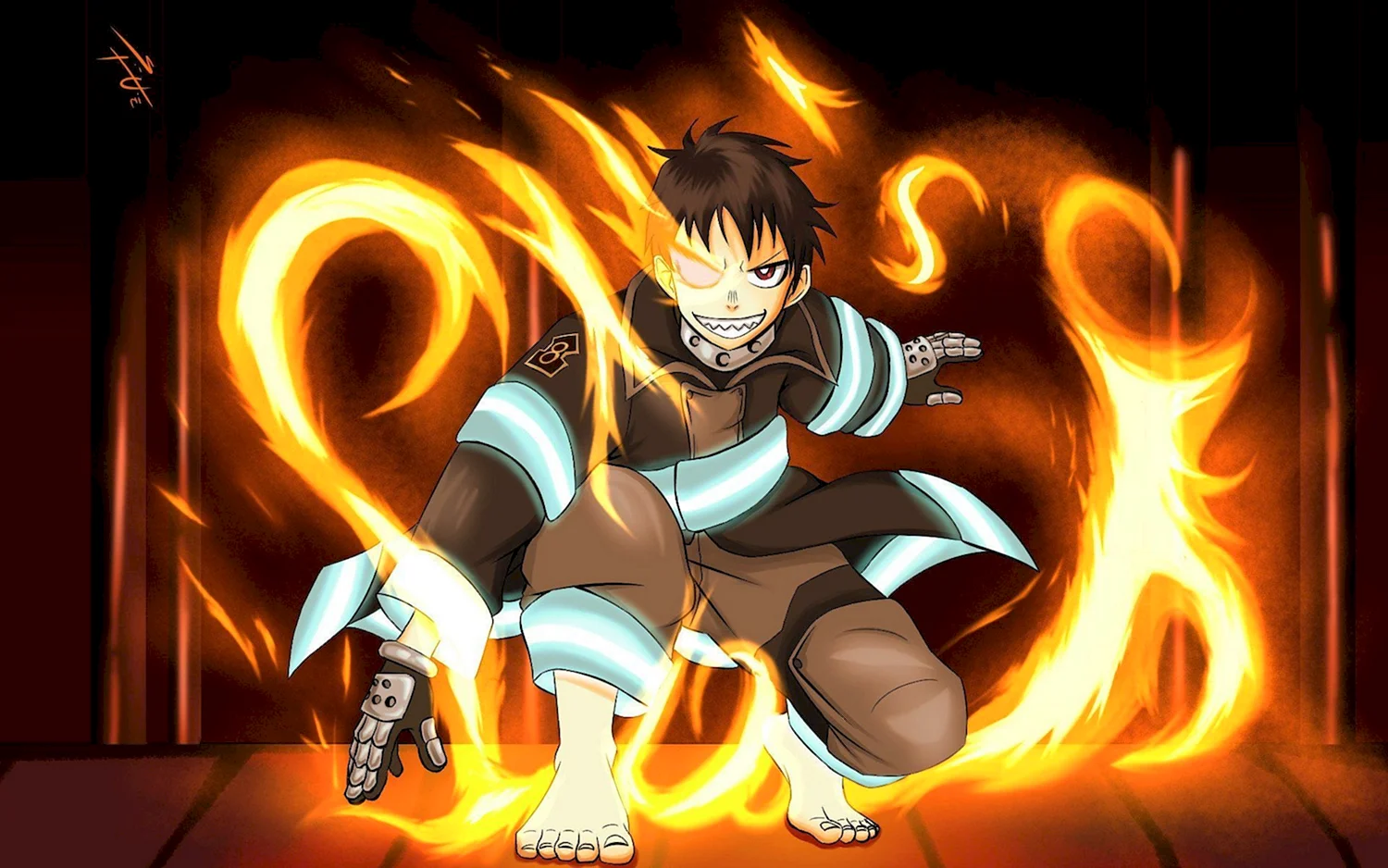 Fire Force anime Синра