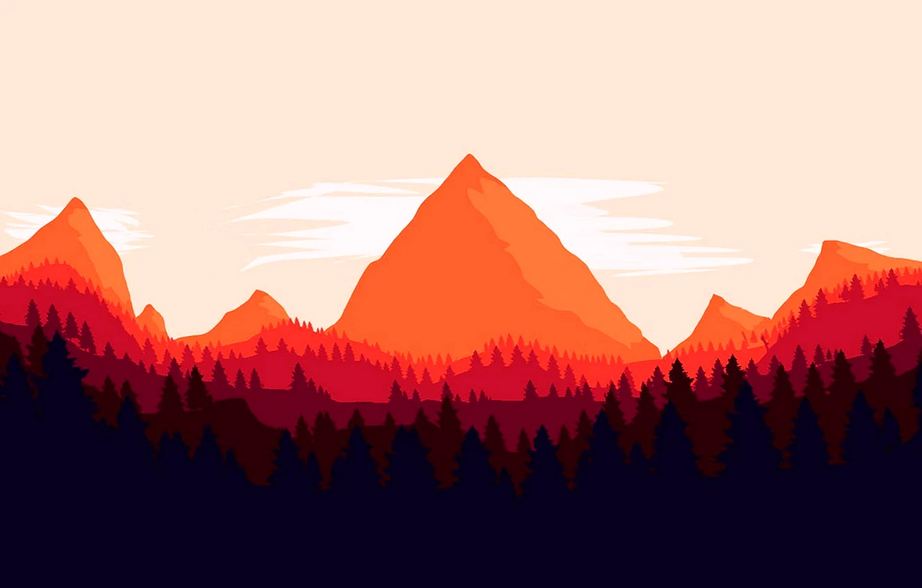 Firewatch горы