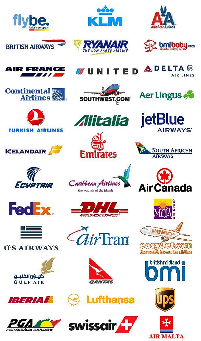 Фирменные знаки авиакомпаний