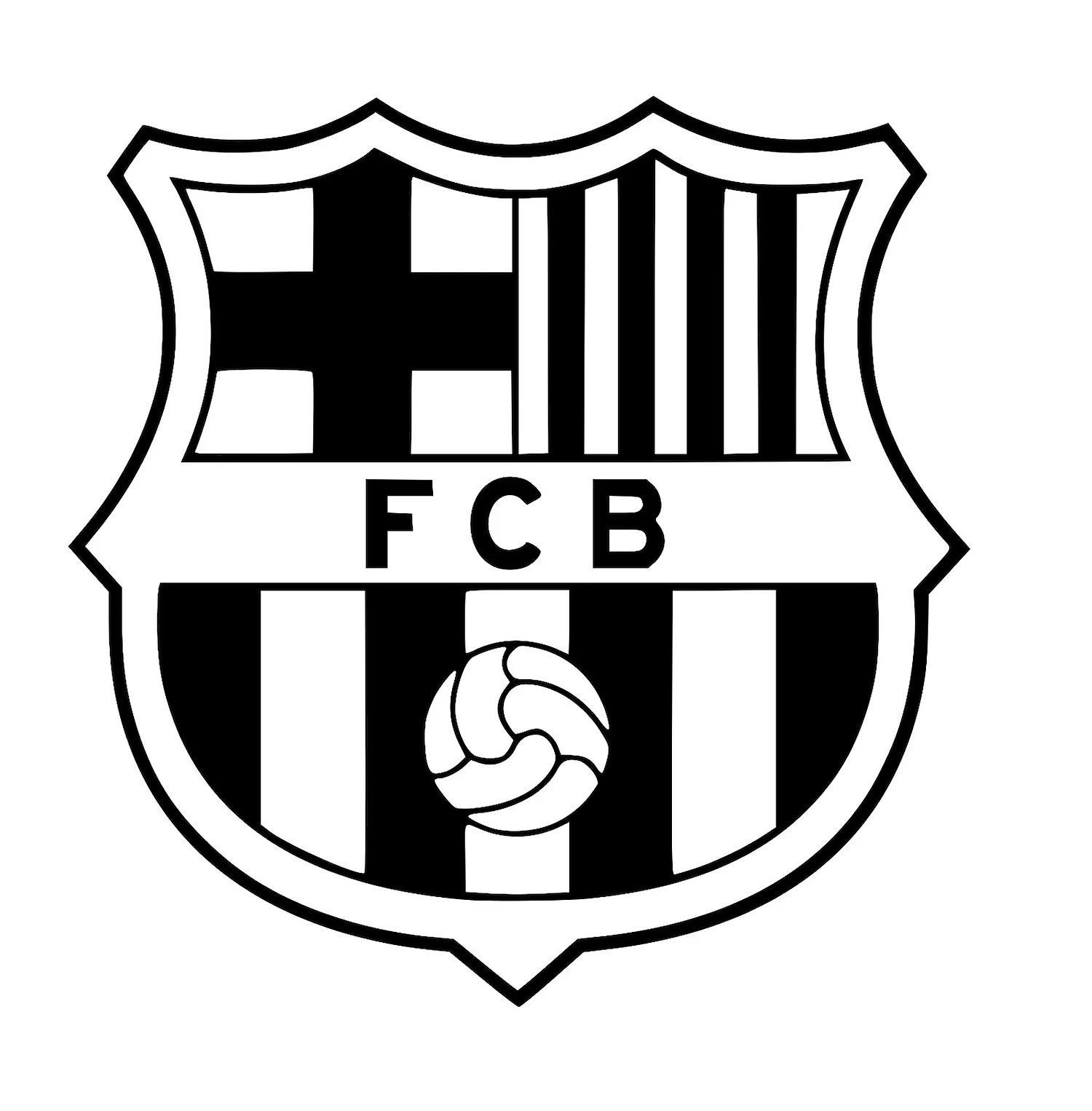 ФК Барселона лого вектор