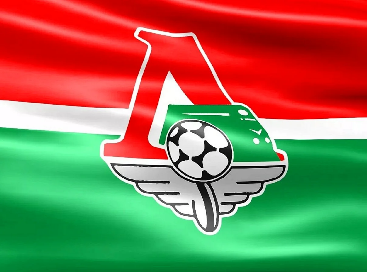 Флаг футбольного клуба Локомотив
