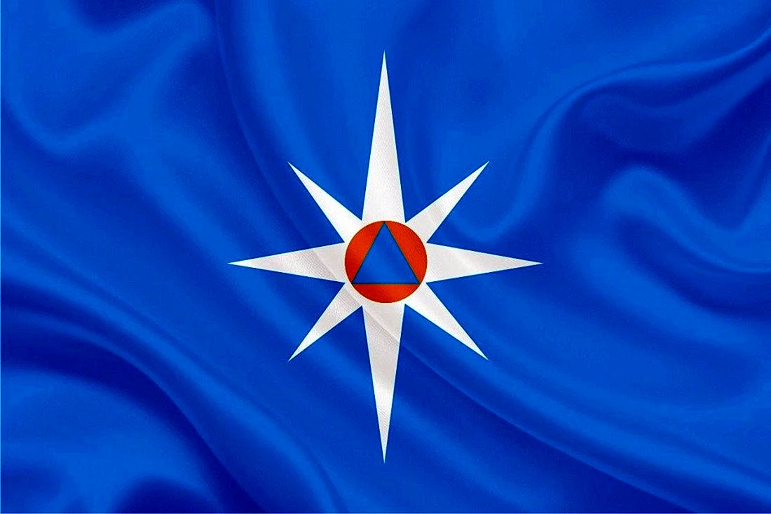 Флаг гражданской обороны России