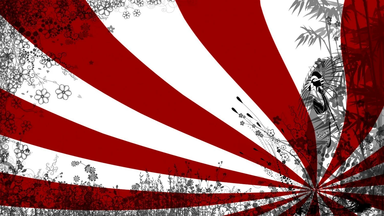 Флаг японской империи аниме
