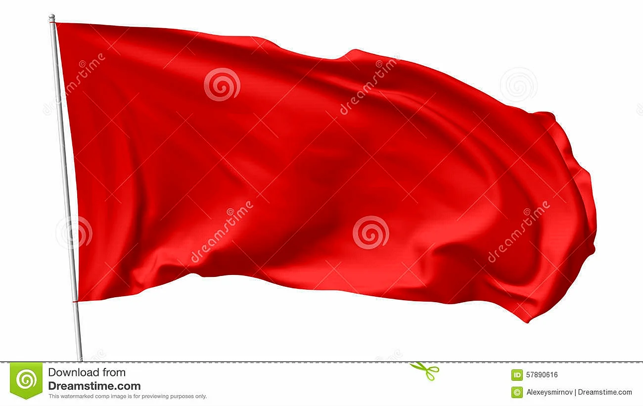 Флаг красный