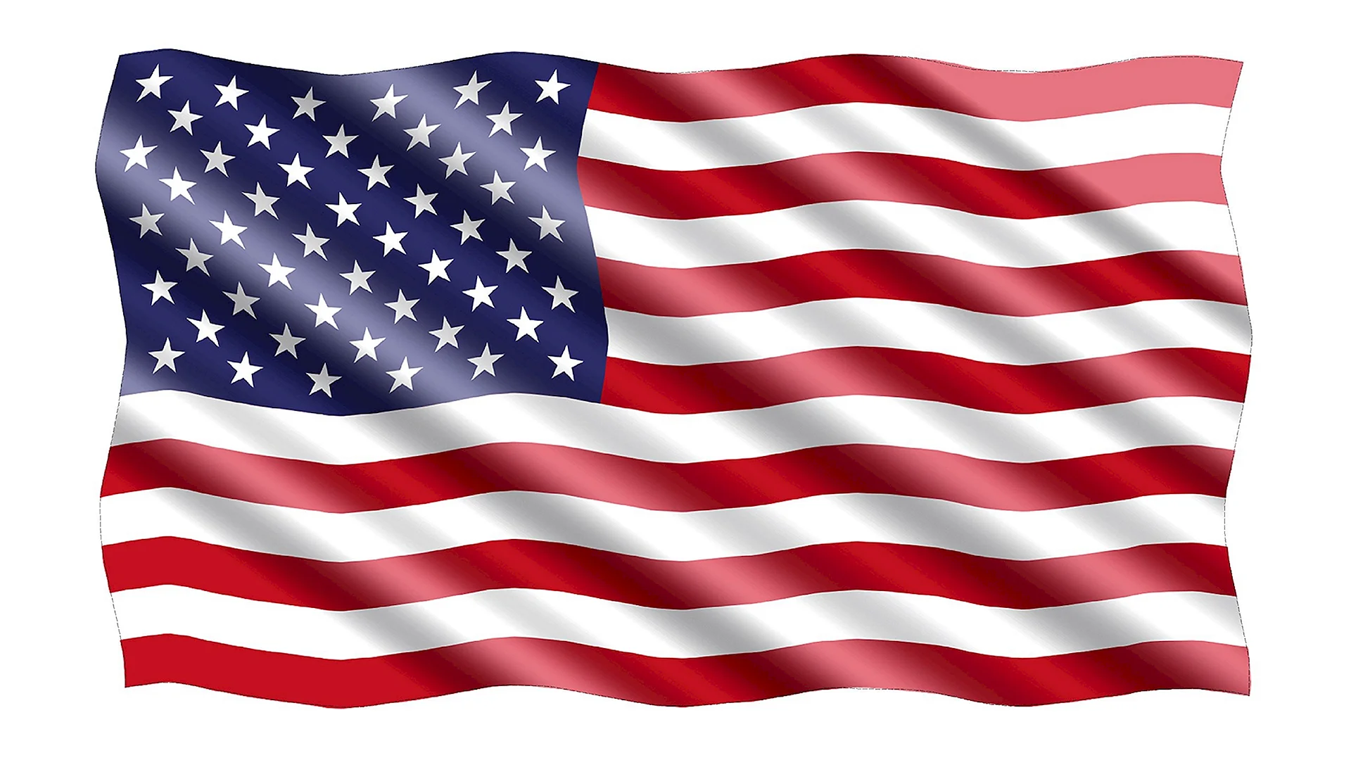 Флаг США на прозрачном фоне