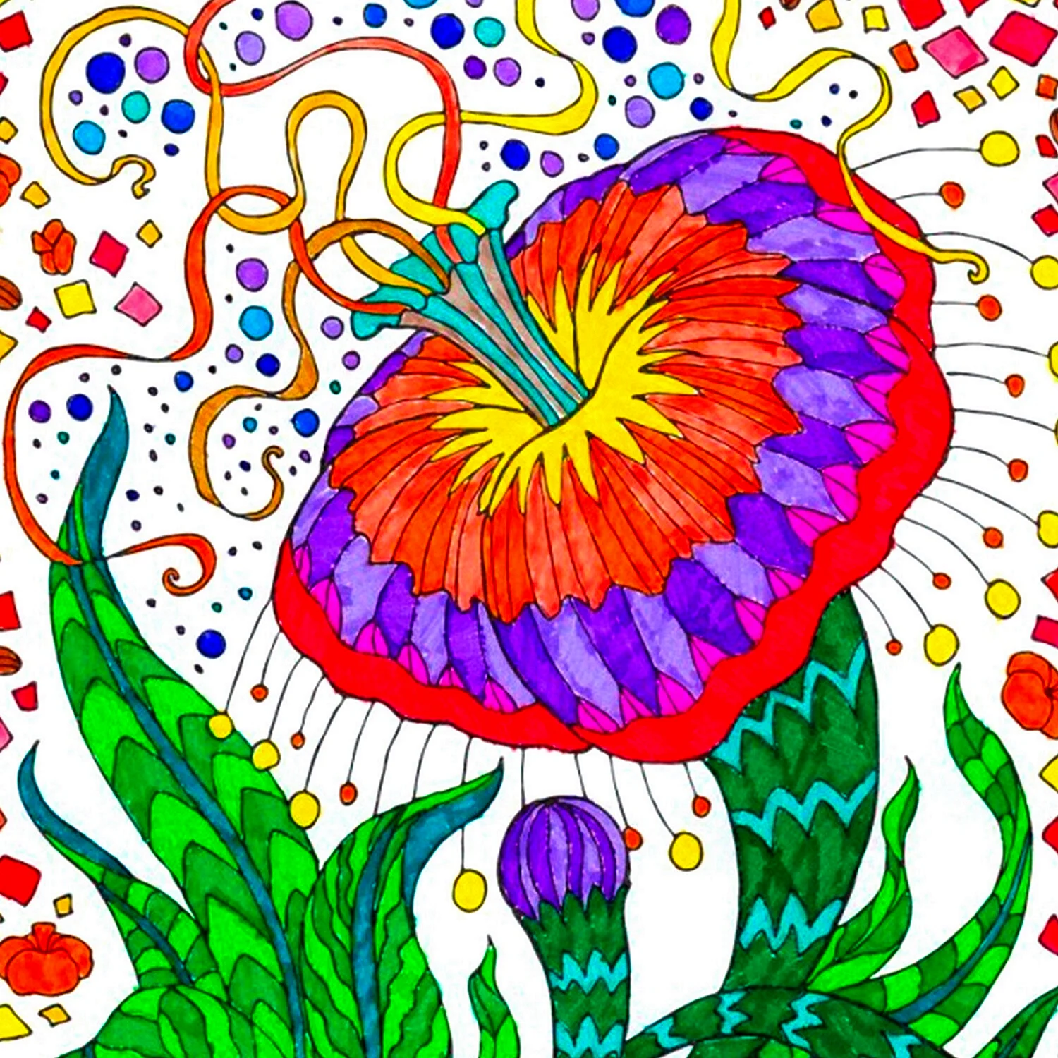 Фломастеры Koh-i-Noor подводный мир 30 цветов