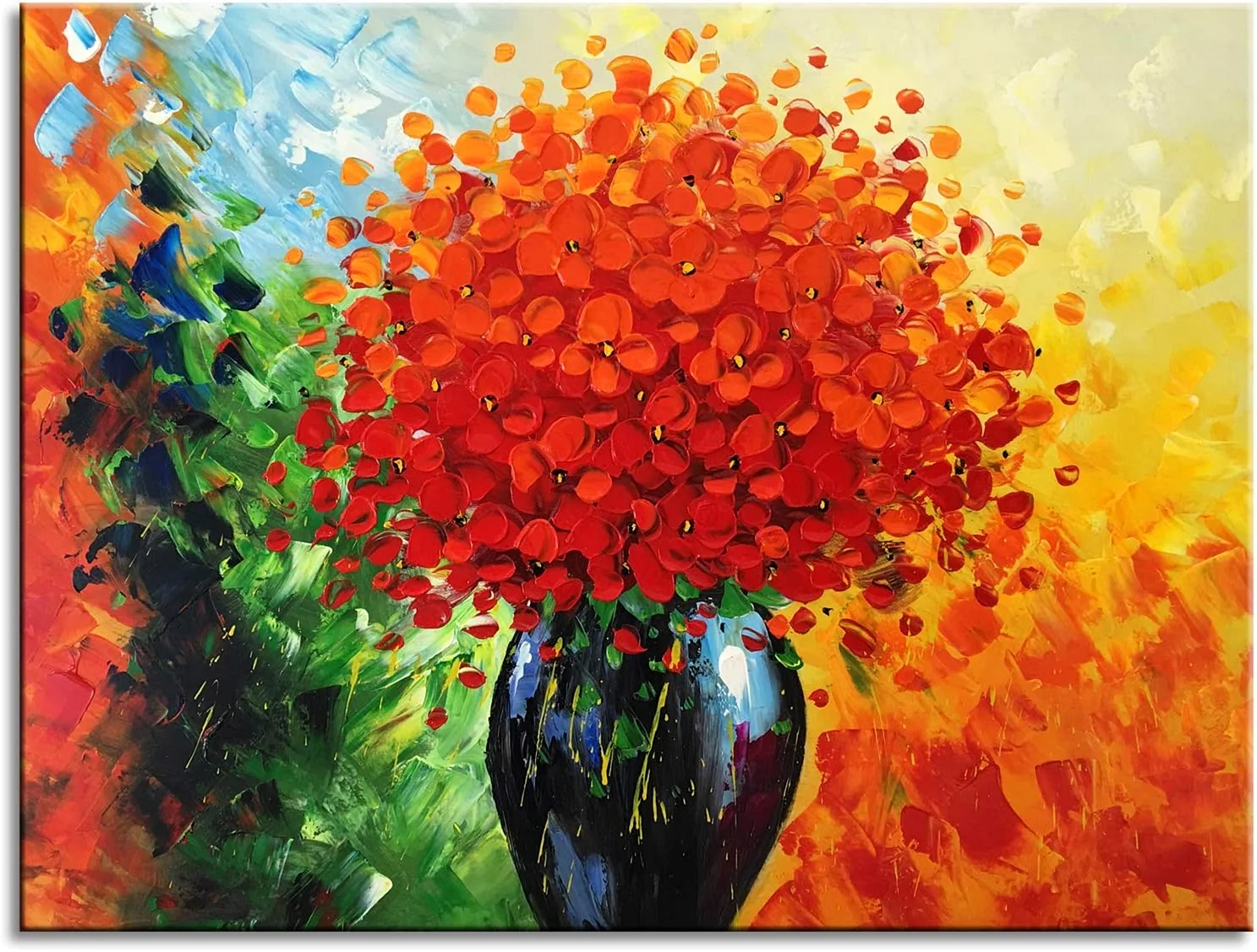 Flowers Oil Paint 3d