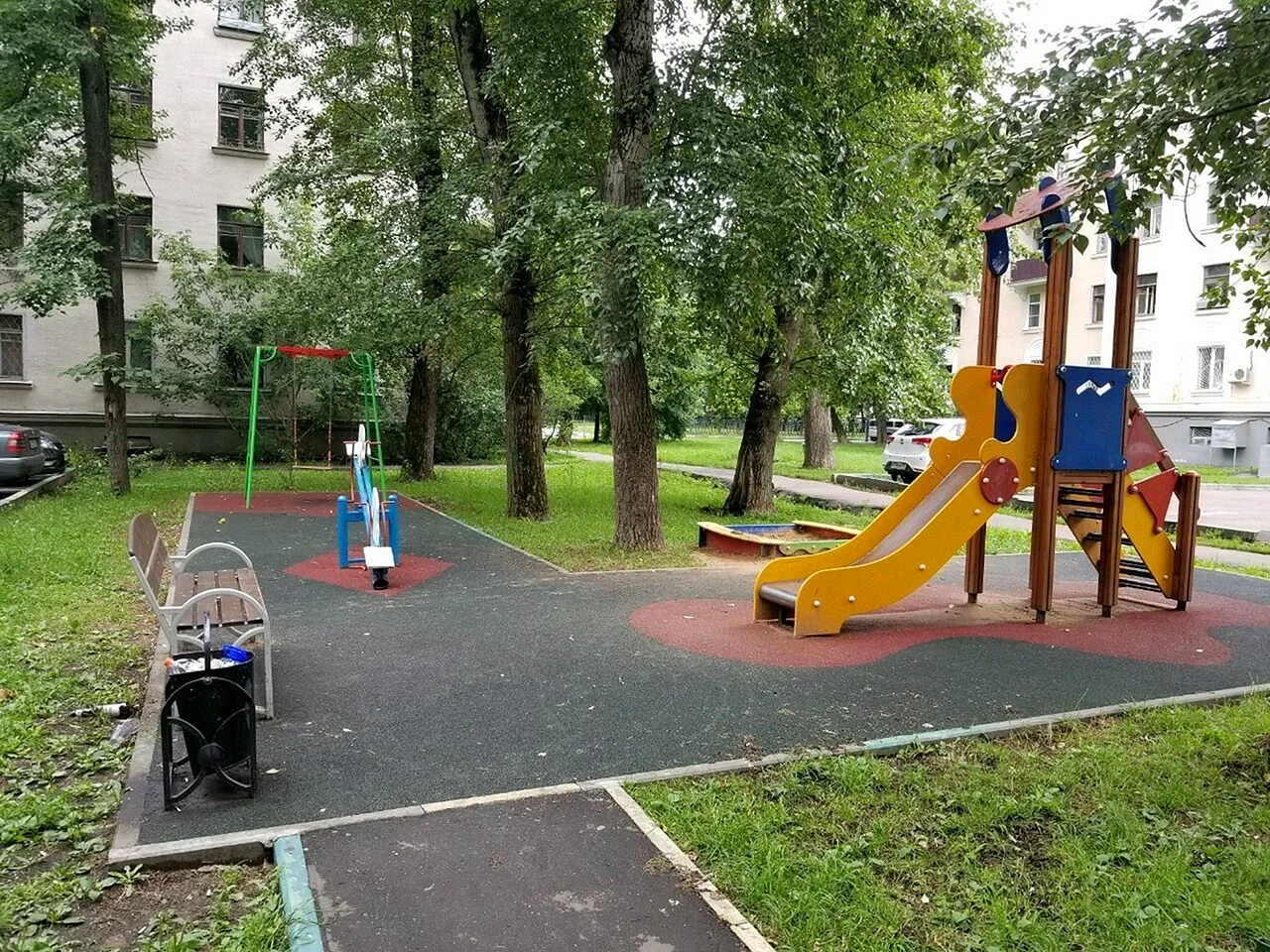 Фон детской площадки