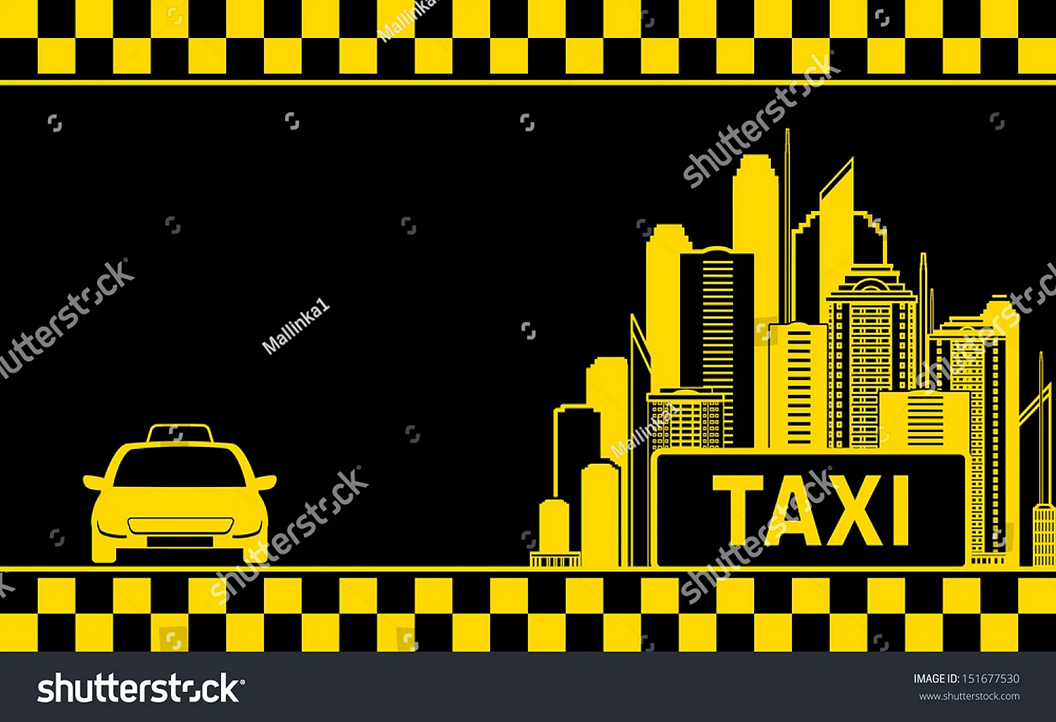 Фон для визитки такси