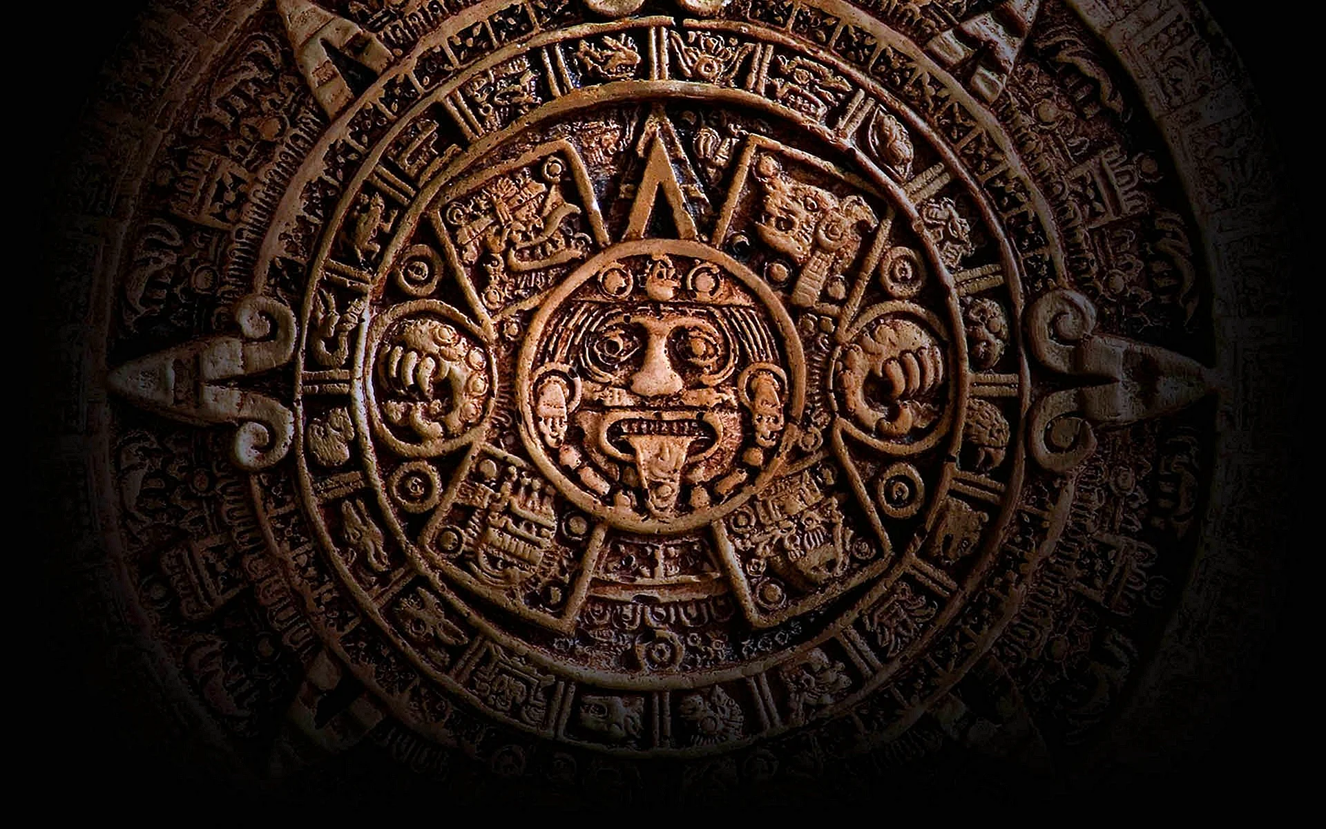Фон цивилизация Майя ацтеков