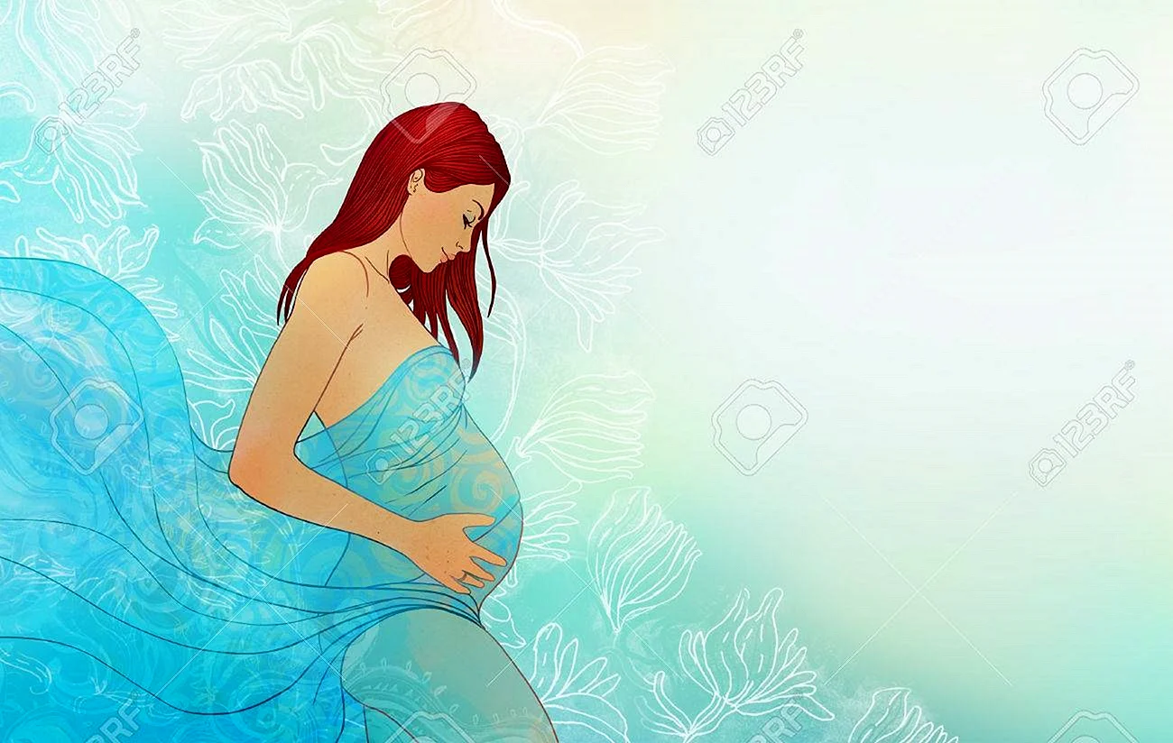 Фоновые рисунки беременность