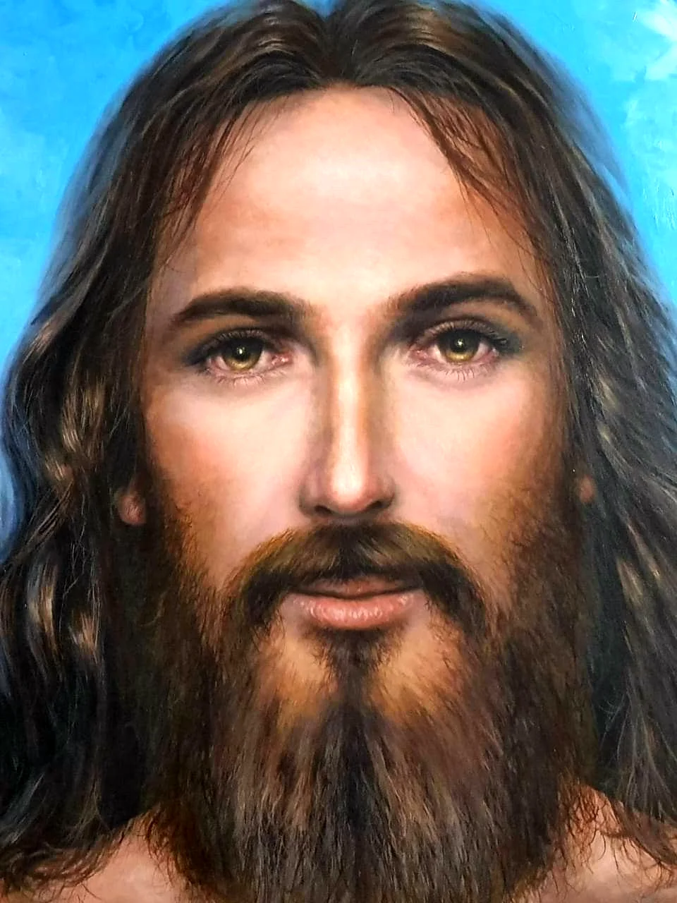Фотопортрет Иисуса Христа
