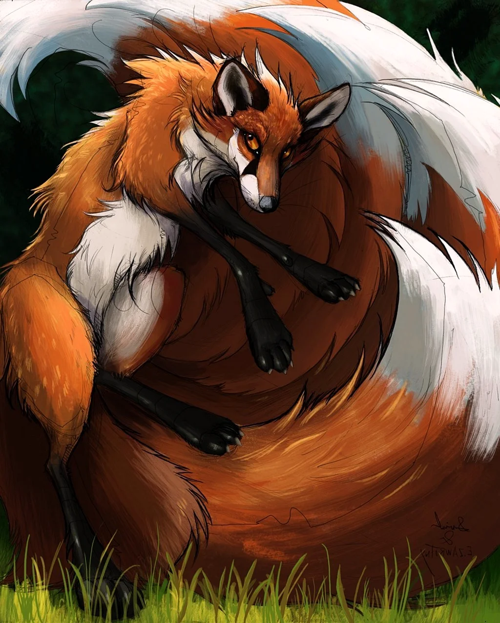 Furry Fox Кицунэ