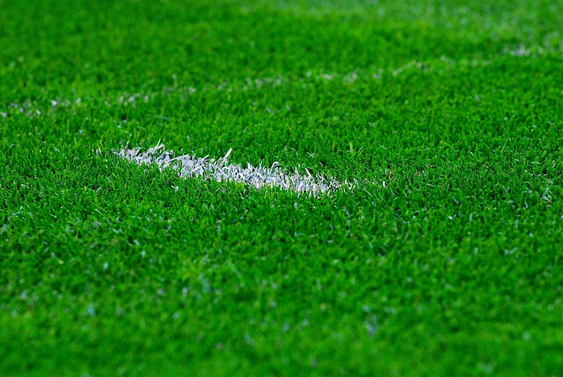 Футбольное поле снизу трава