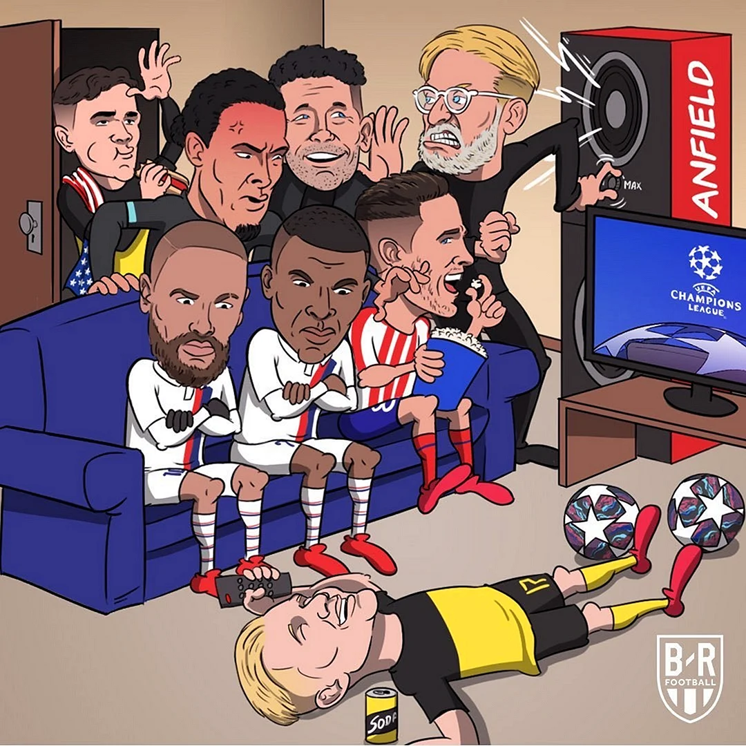 Футбольные карикатуры 2020